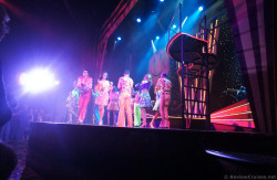 Norwegian Gem Dancers gather on stage towards the end of Get Down Tonight performance.jpg