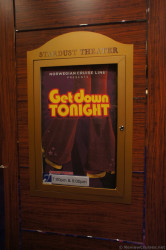 Poster for Get Down Tonight dance show at Stardust Theater Norwegian Gem.jpg
