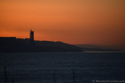 Sunrise in Malaga seen from the Port.jpg
