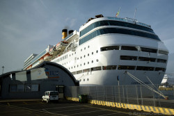 Costa Romantica Cruise Ship docked in Civitavecchia.jpg