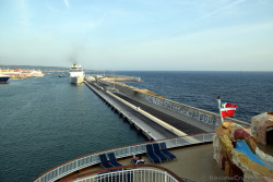 Civitavecchia Harbour Sea Wall at the Cruise Port.jpg