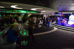 Guests Dancing inside Black & White Lounge MSC Divina