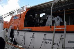 MSC Divina Life Boat Inside