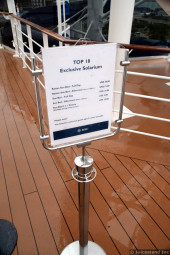 MSC Divina Top 18 Solarium Rental Costs
