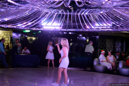 Party Going on Inside Black & White Lounge MSC Divina