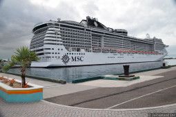 MSC Divina Docked in Nassau Bahamas